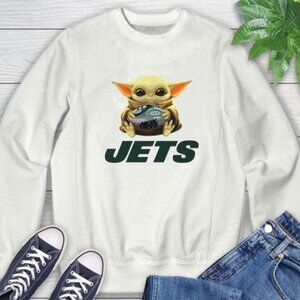 New York Jets Baby Yoda Star Wars NFL Football Christmas Sweatshirt 159